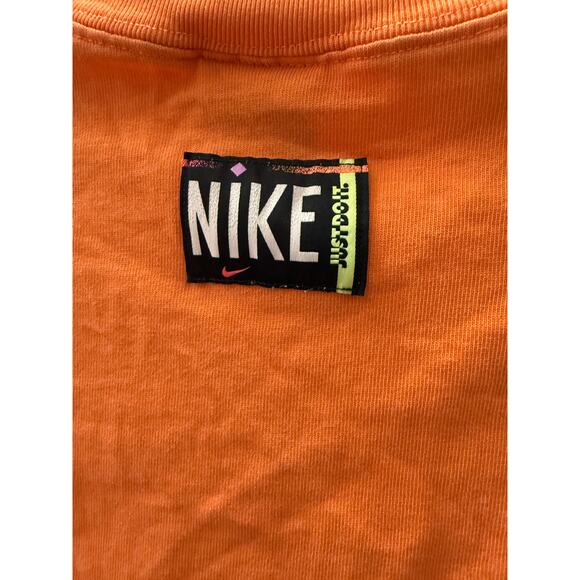 Nike Women’s Wash Tank Top Atomic Orange Crop Top Size M - Picture 4 of 5